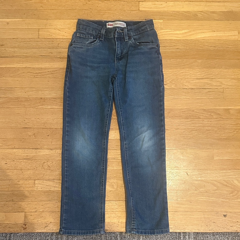 Boy's Levi Classic Indigo Straight Jeans